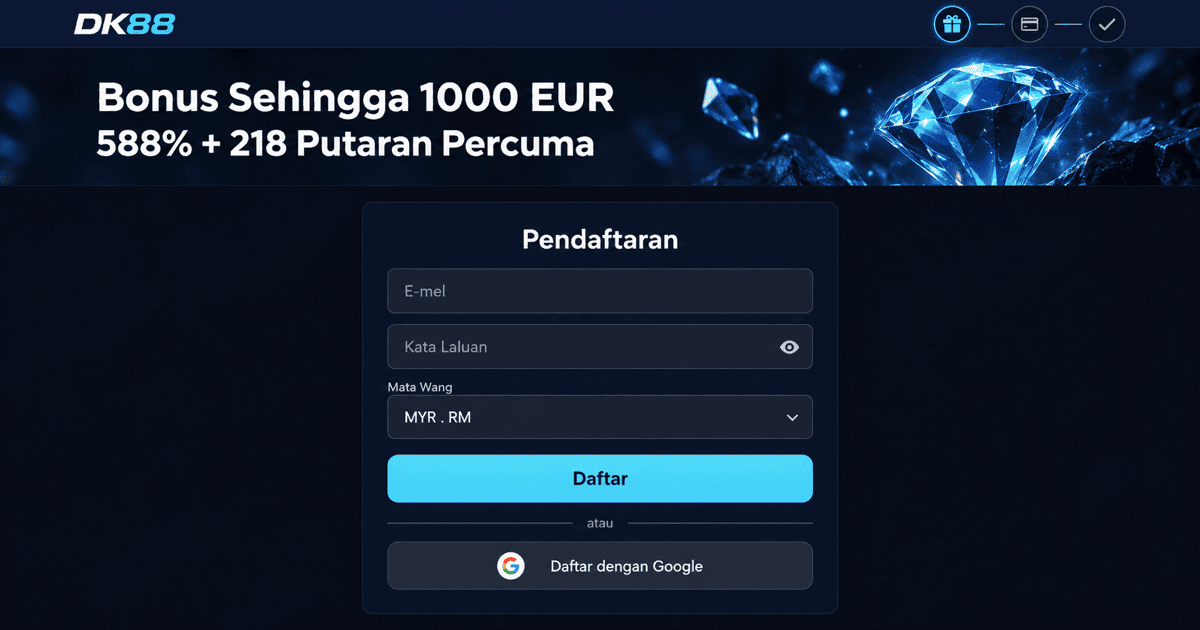 Borang pendaftaran DK88 Malaysia