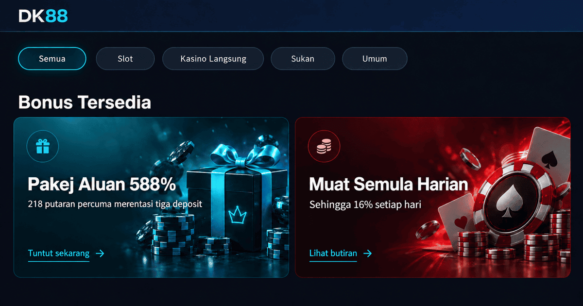 Tawaran pakej aluan DK88 Malaysia