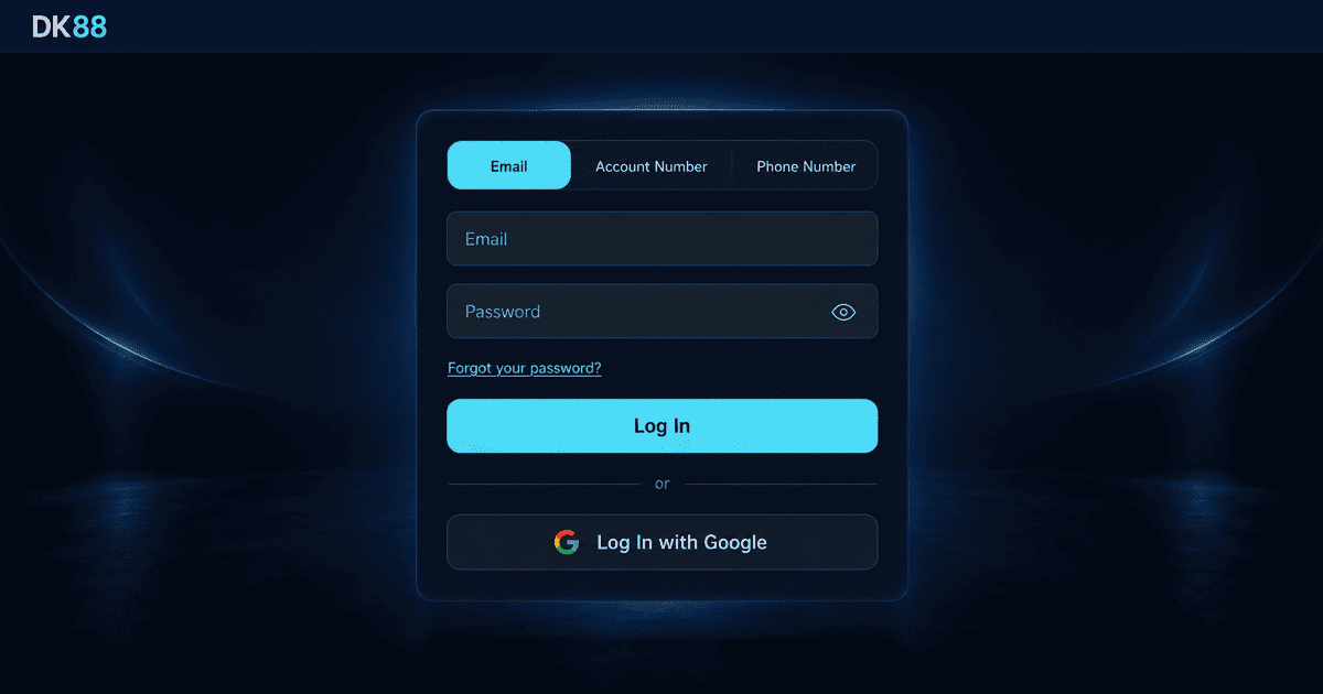 DK88 Malaysia login form
