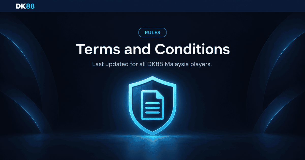 DK88 account rules and limits
