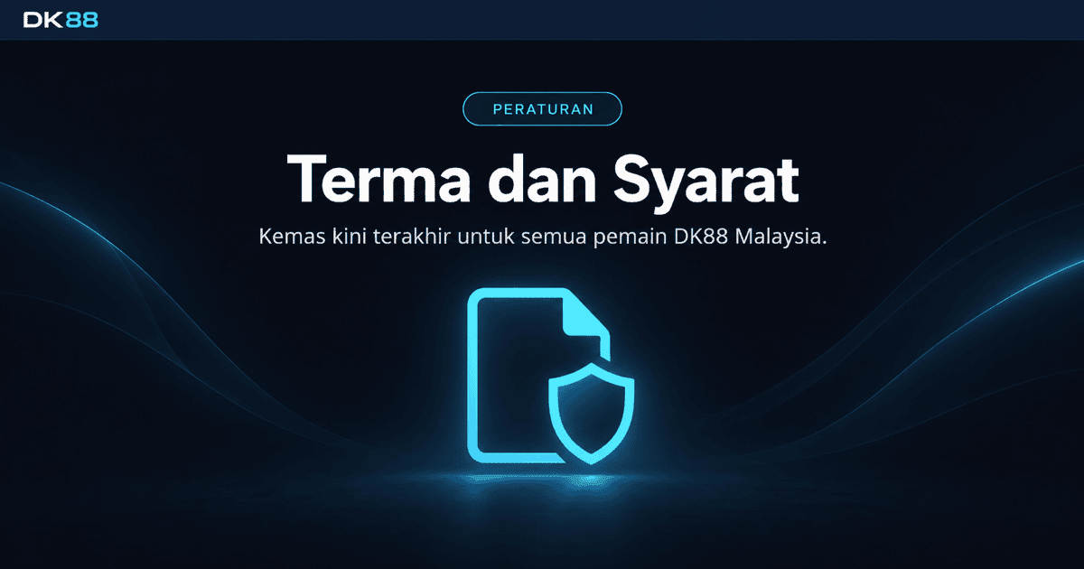Peraturan dan had akaun DK88